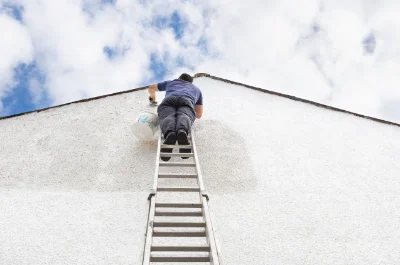 Peinture extérieure à Segré-en-Anjou Bleu — façades et ravalement
